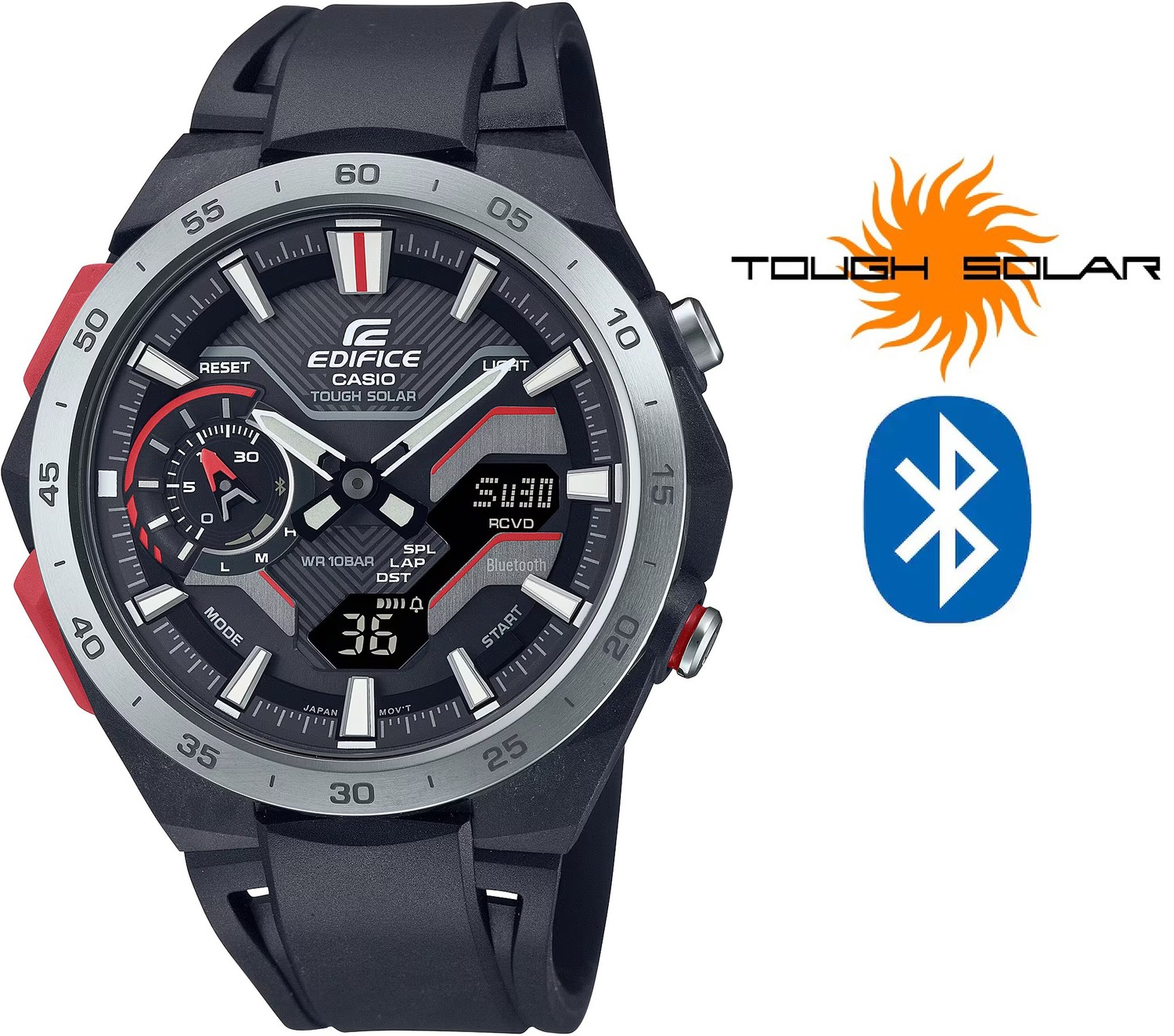 Casio Edifice Windflow Bluetooth Connected Solar ECB-2200P-1AEF (000)