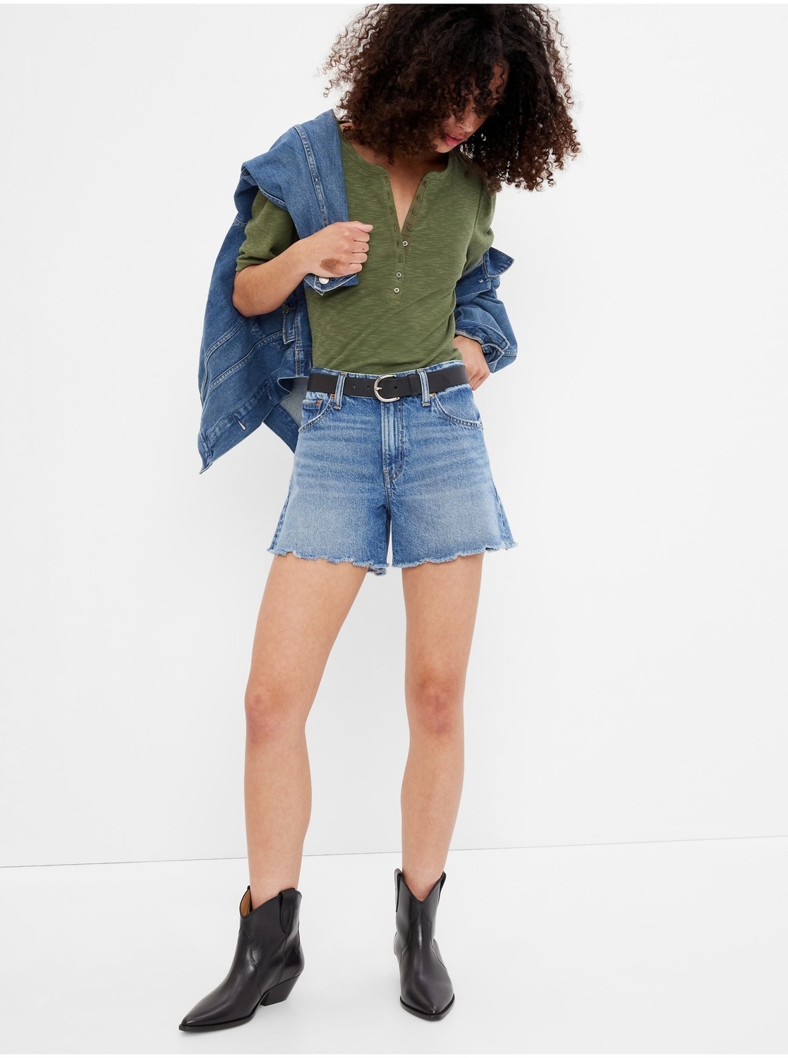 Zelené dámske tričko GAP