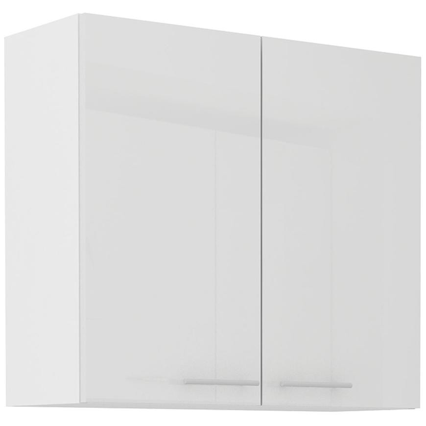 36ZL+SZAFKA KUCHENNA LARA 80G-72 2F MDF BIAŁY POŁYSK