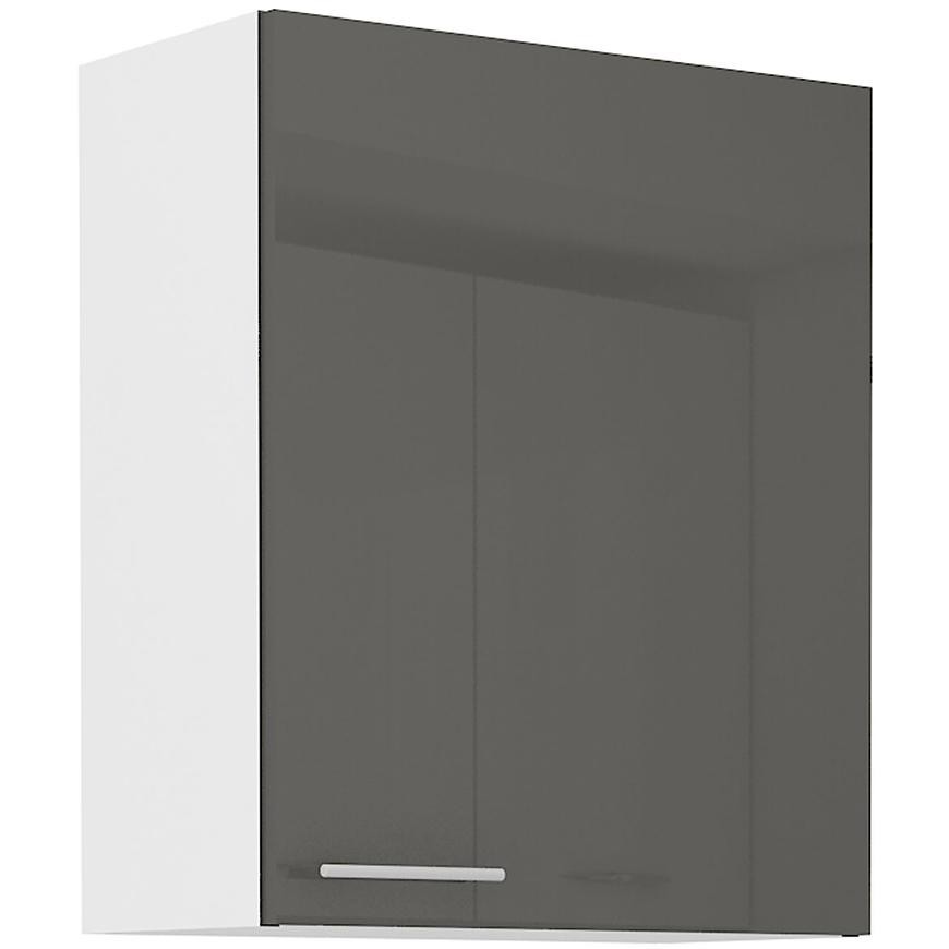 36ZL+SZAFKA KUCHENNA LARA 60G-72 1F MDF SZARY POŁYSK