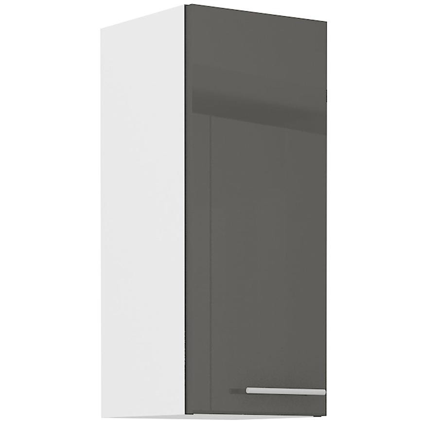 36ZL+SZAFKA KUCHENNA LARA 30G-72 1F MDF SZARY POŁYSK
