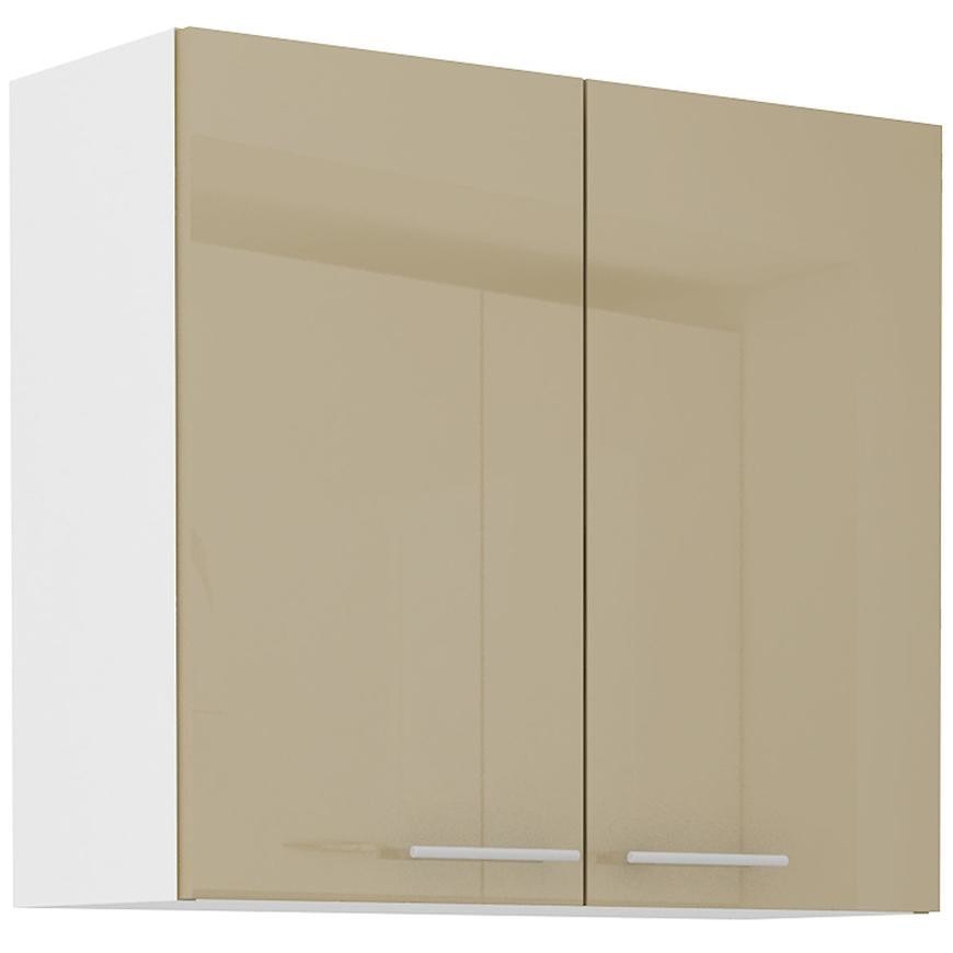36ZL+SZAFKA KUCHENNA LARA 80G-72 2F MDF CAPPUCINO POŁYSK