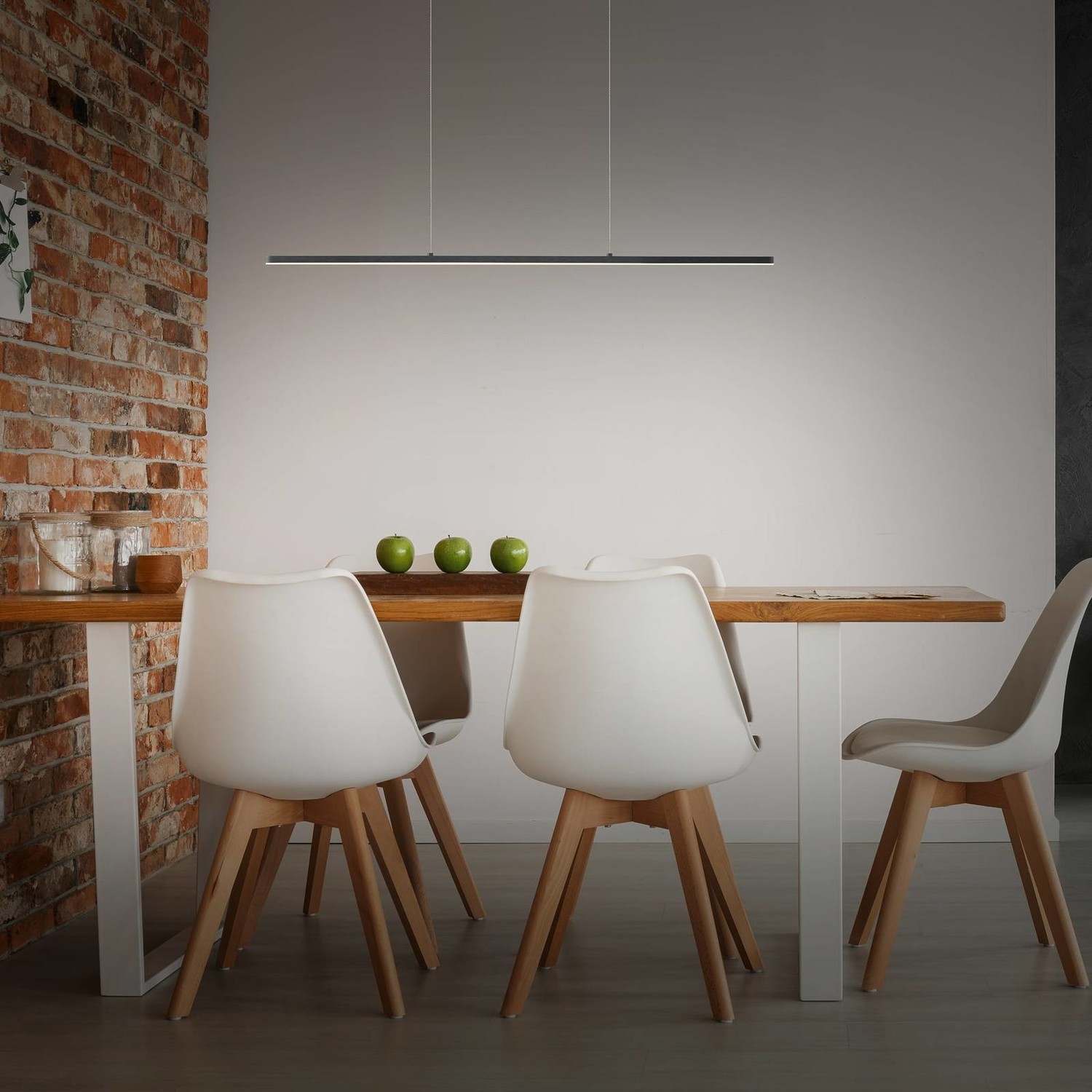 Rothfels Margita LED závesné svietidlo čierna 88cm