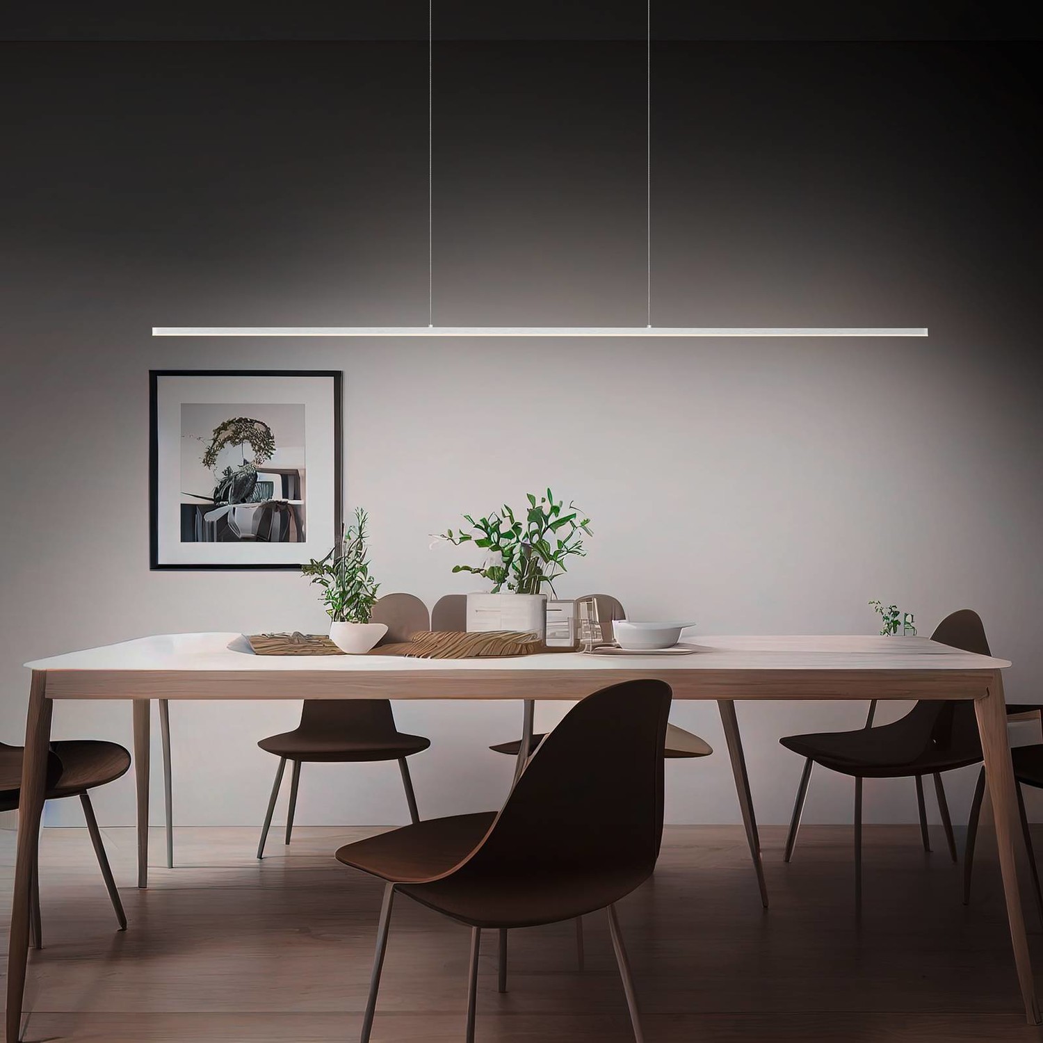 Rothfels Margita LED svietidlo, strieborná, 148 cm