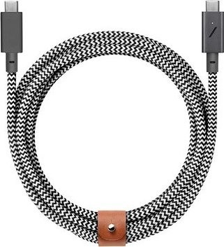 Native Union Belt Cable C-C PRO 2.4 m 240 W Zebra