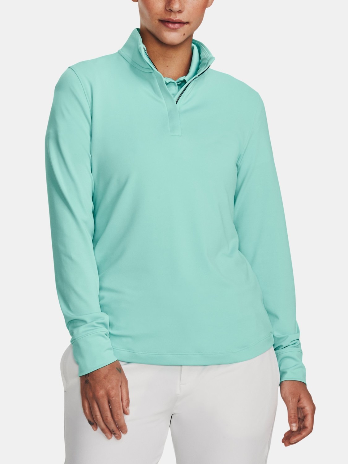 Under Armour Sweatshirt UA Playoff 1/4 Zip-BLU - Women