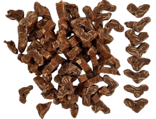 Maškrta Salač Srdiečka kuracie s treskou pre psy a mačky 100g