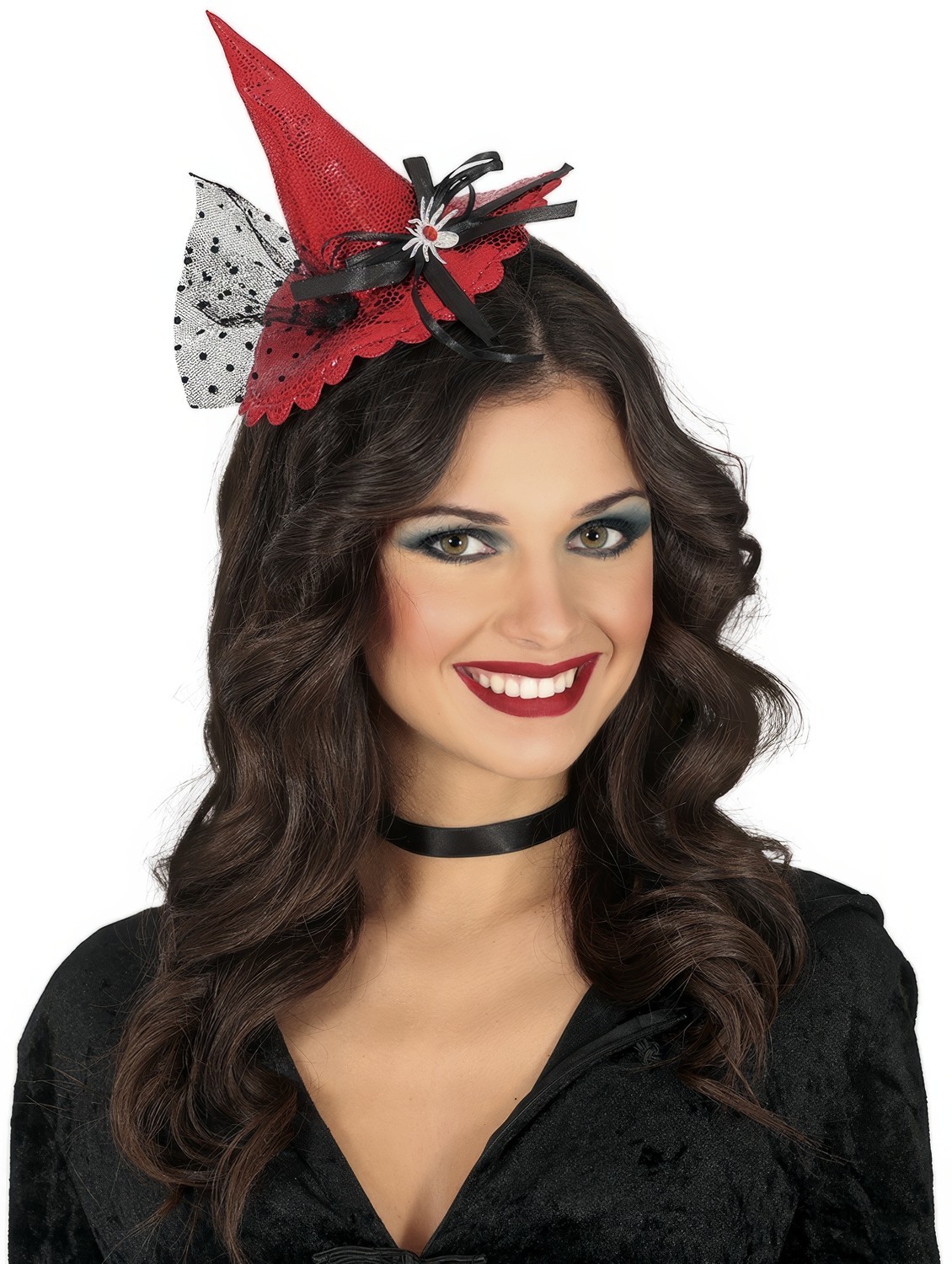 Guirca čelenka červený klobúčik