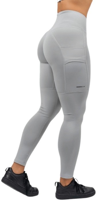 Nebbia legíny s vysokým pásom leg day goals 248 šedá - xs