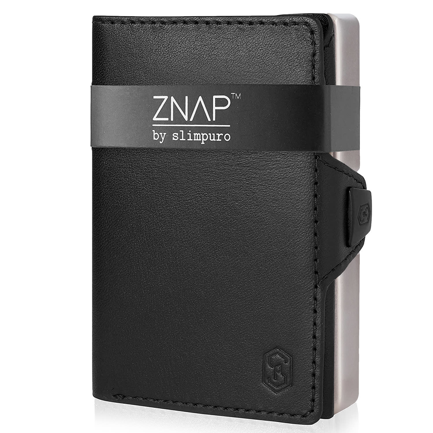 Slimpuro ZNAP Slim Wallet, 12 kariet, priehradka na mince, 8 x 1,8 x 6 cm (Š x V x H), ochrana RFID