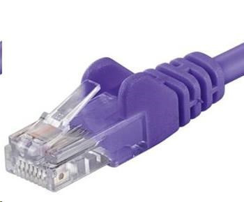 PREMIUMCORD Patch kábel UTP RJ45-RJ45 CAT5e 0.25m fialová