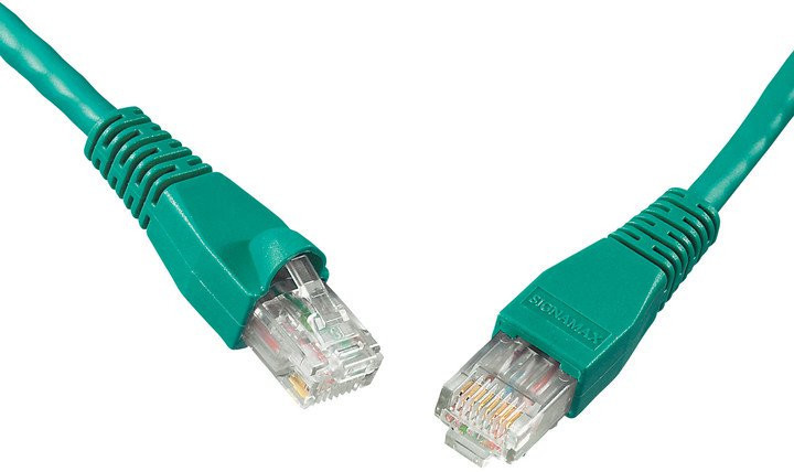 SOLARIX patch kábel CAT6 UTP PVC 2m zelený snag-proof