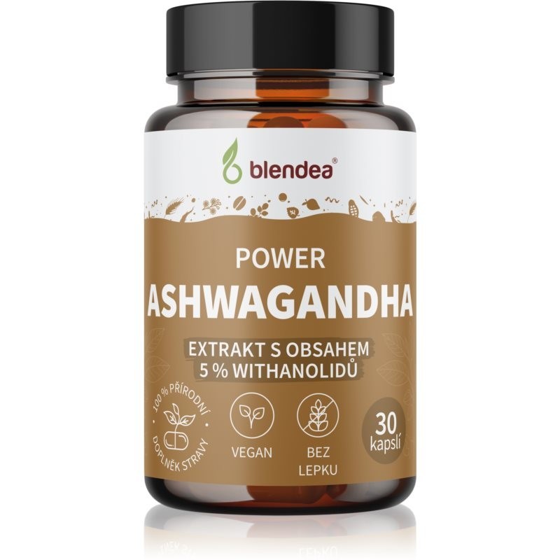 Blendea Ashwagandha Ashwagandha kapsuly na podporu duševnej rovnováhy 30 cps