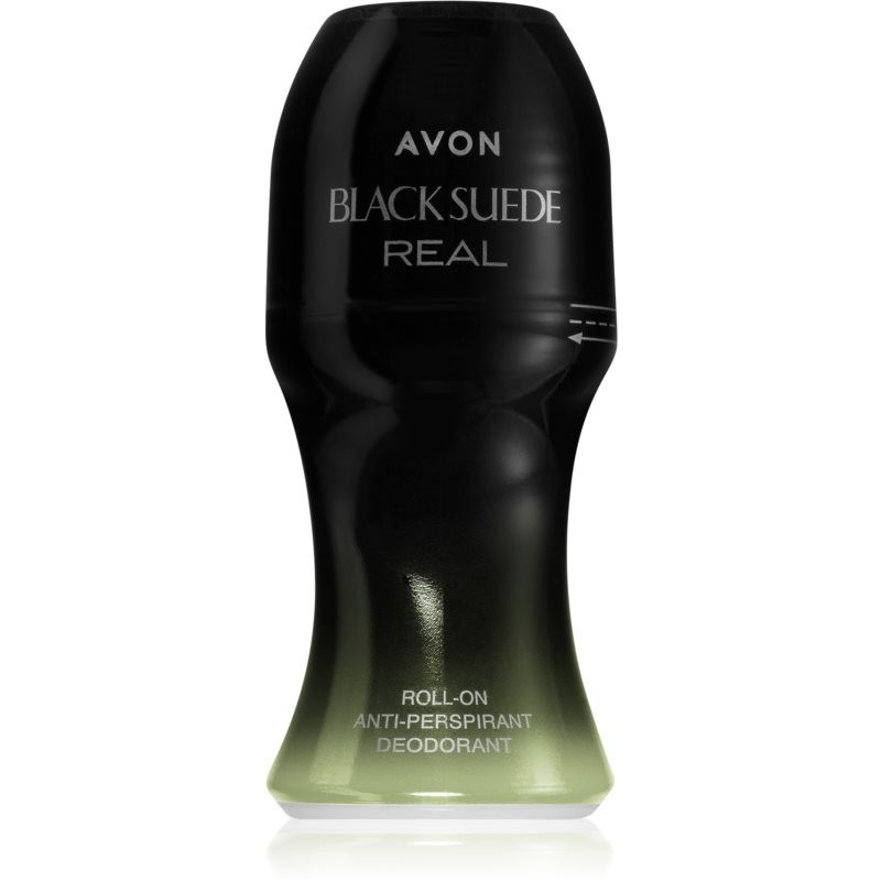 Avon Black Suede Real dezodorant roll-on pre mužov 50 ml