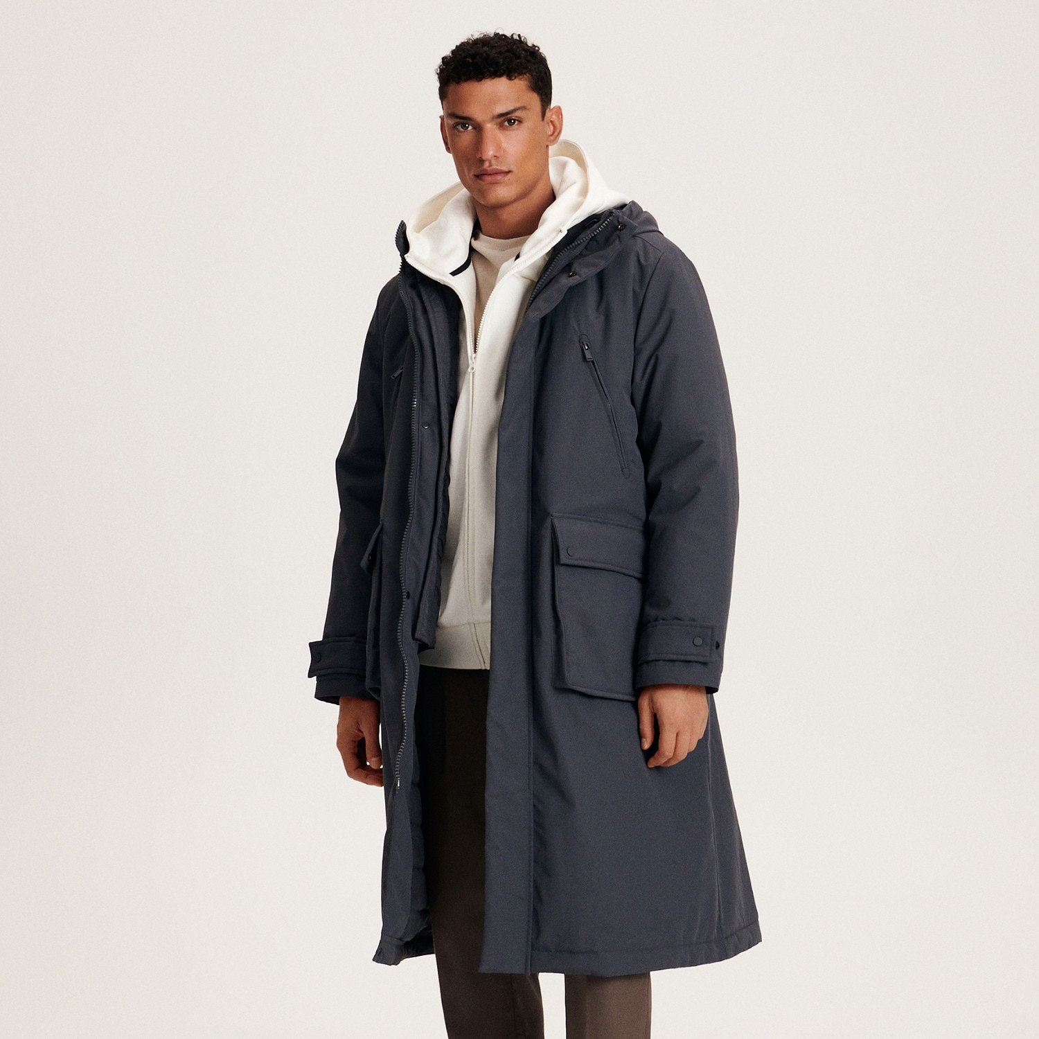 Reserved - Men`s coat & outer jacket - Modrá