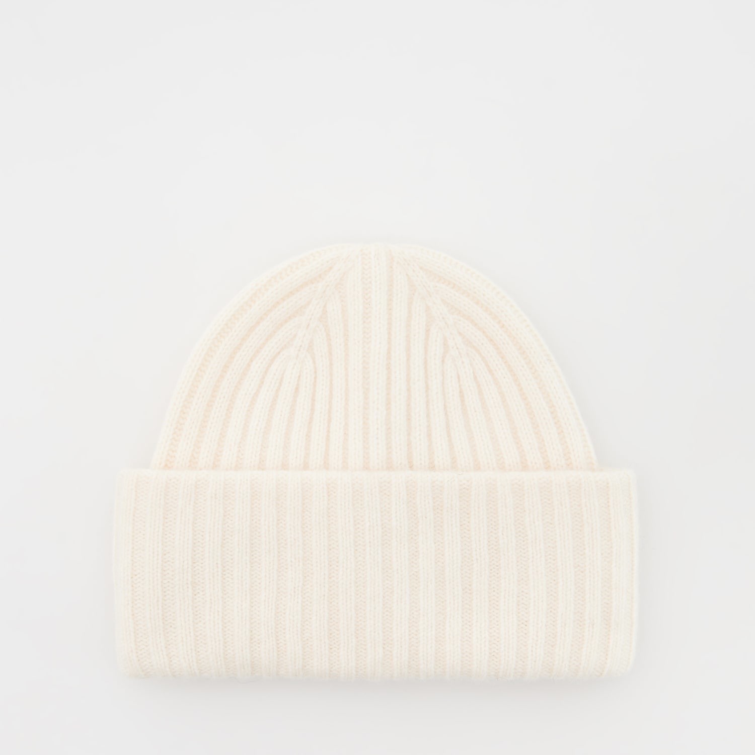 Reserved - Vlnená čiapka beanie - Béžová
