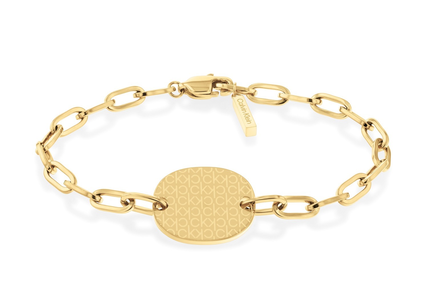 Calvin Klein Moderný pozlátený náramok Iconic for Her 35000396