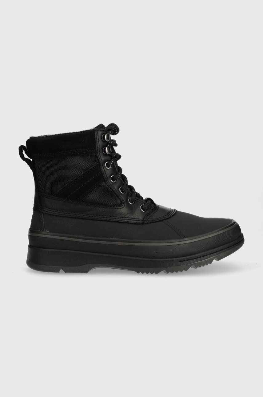Topánky Sorel ANKENY II BOOT WP 200G pánske, čierna farba, 2048851010