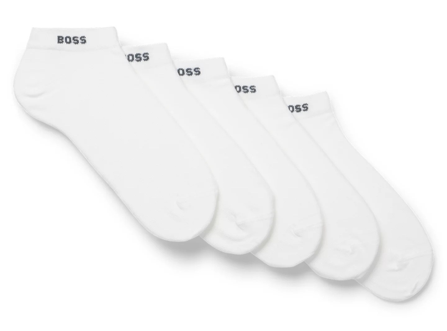 Hugo Boss 5 PACK - pánske ponožky BOSS 50493197-100 39-42