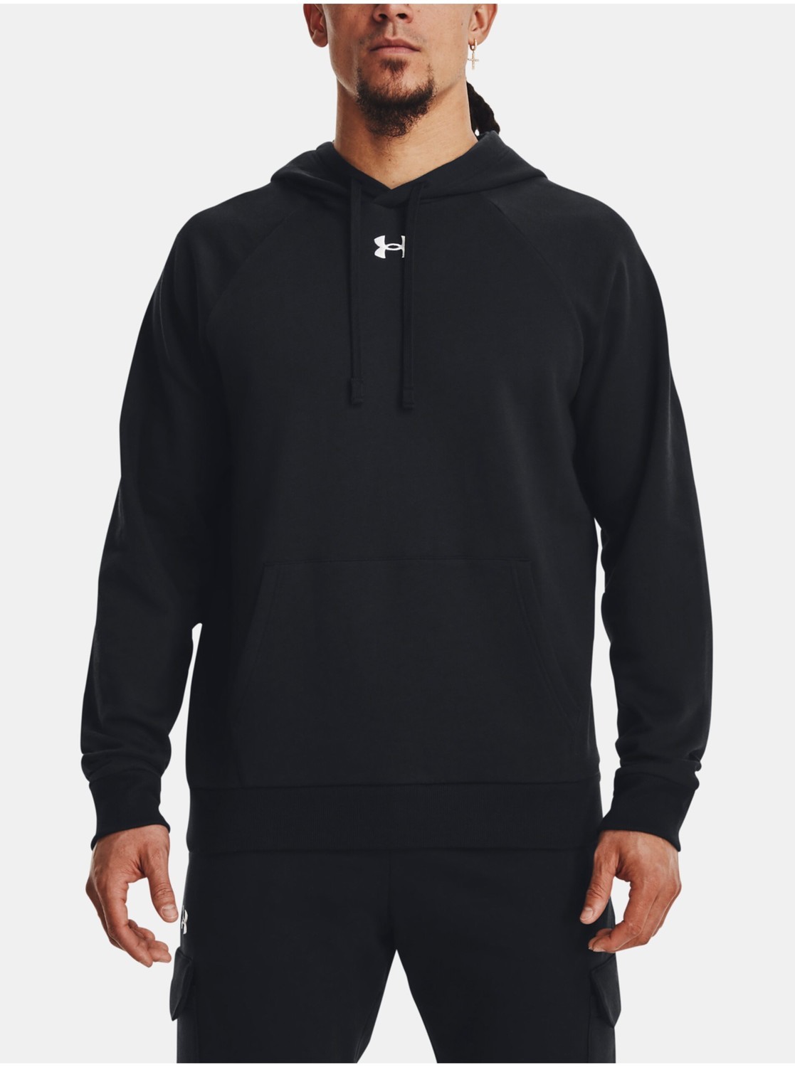 Čierna pánska mikina s kapucňou Under Armour Rival