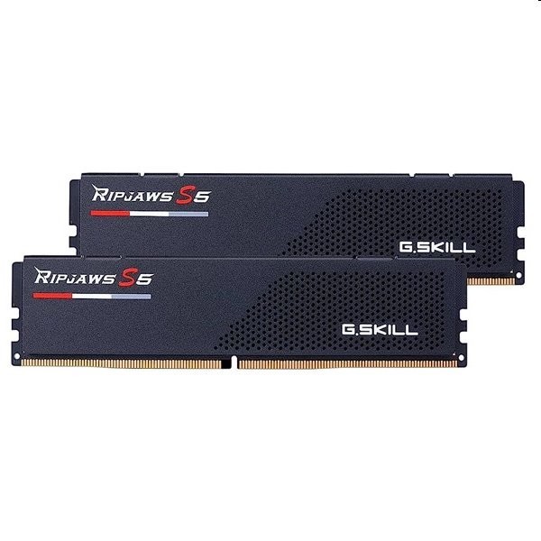 G.SKILL 64 GB kit DDR5 6400 CL32 Ripjaws S5 black F5-6400J3239G32GX2-RS5K