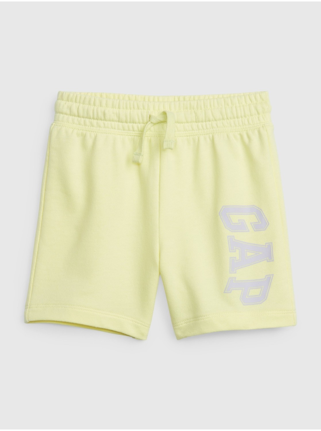 Žlté chlapčenské teplákové kraťasy Gap
