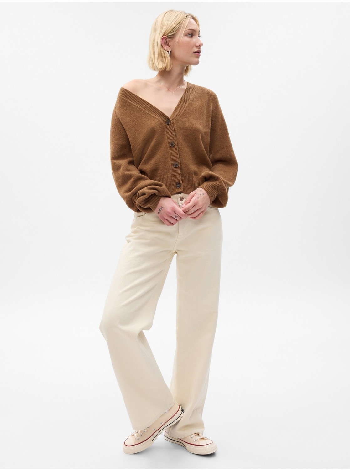 Hnedý dámsky kardigan Gap