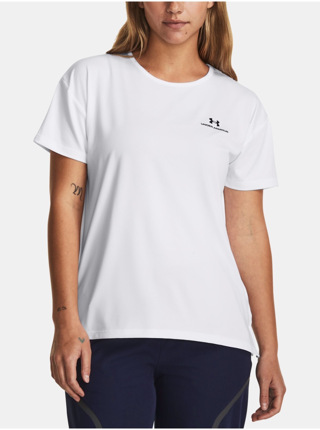 Biele dámske tričko Under Armour UA Rush Energy SS 2.0