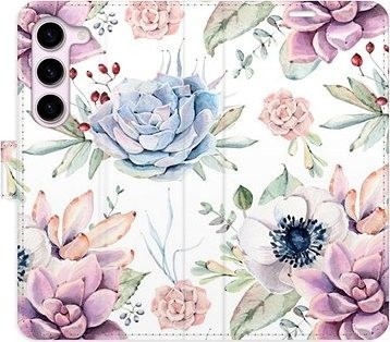 iSaprio flip puzdro Succulents Pattern na Samsung Galaxy S23 5G