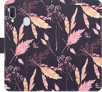 iSaprio flip puzdro Ornamental Flowers 02 pre Samsung Galaxy A20e