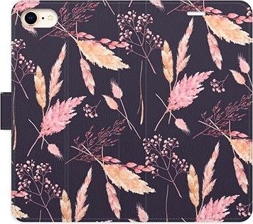 iSaprio flip puzdro Ornamental Flowers 02 na iPhone 7/8/SE 2020