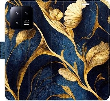iSaprio flip puzdro GoldBlue na Xiaomi 13