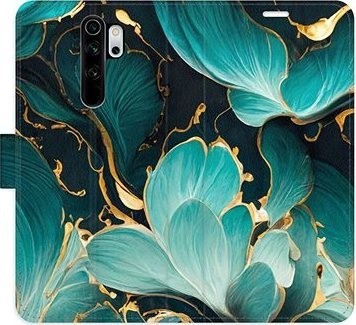 iSaprio flip puzdro Blue Flowers 02 na Xiaomi Redmi Note 8 Pro