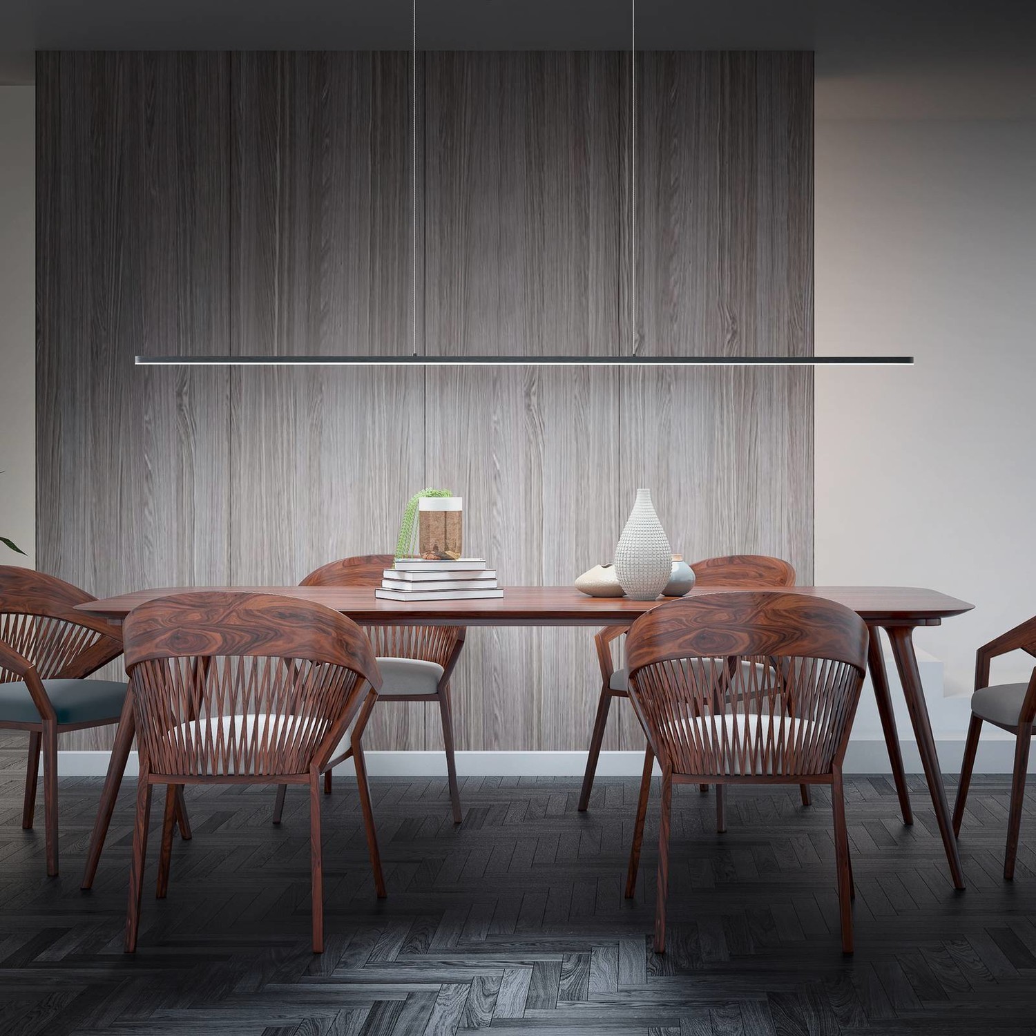 Rothfels Margita LED svietidlo čierna 148 cm