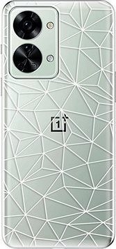 iSaprio Abstract Triangles 03 pro white na OnePlus Nord 2T 5G