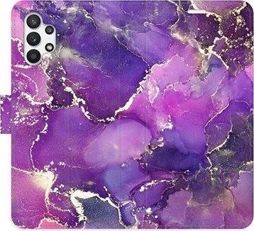 iSaprio flip puzdro Purple Marble pre Samsung Galaxy A32