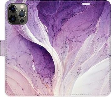 iSaprio flip puzdro Purple Paint pre iPhone 12/12 Pro