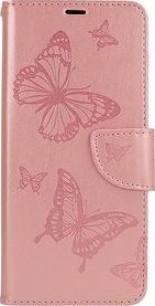 TopQ Xiaomi Redmi Note 8T knížkové Butterfly růžové světlé 64481