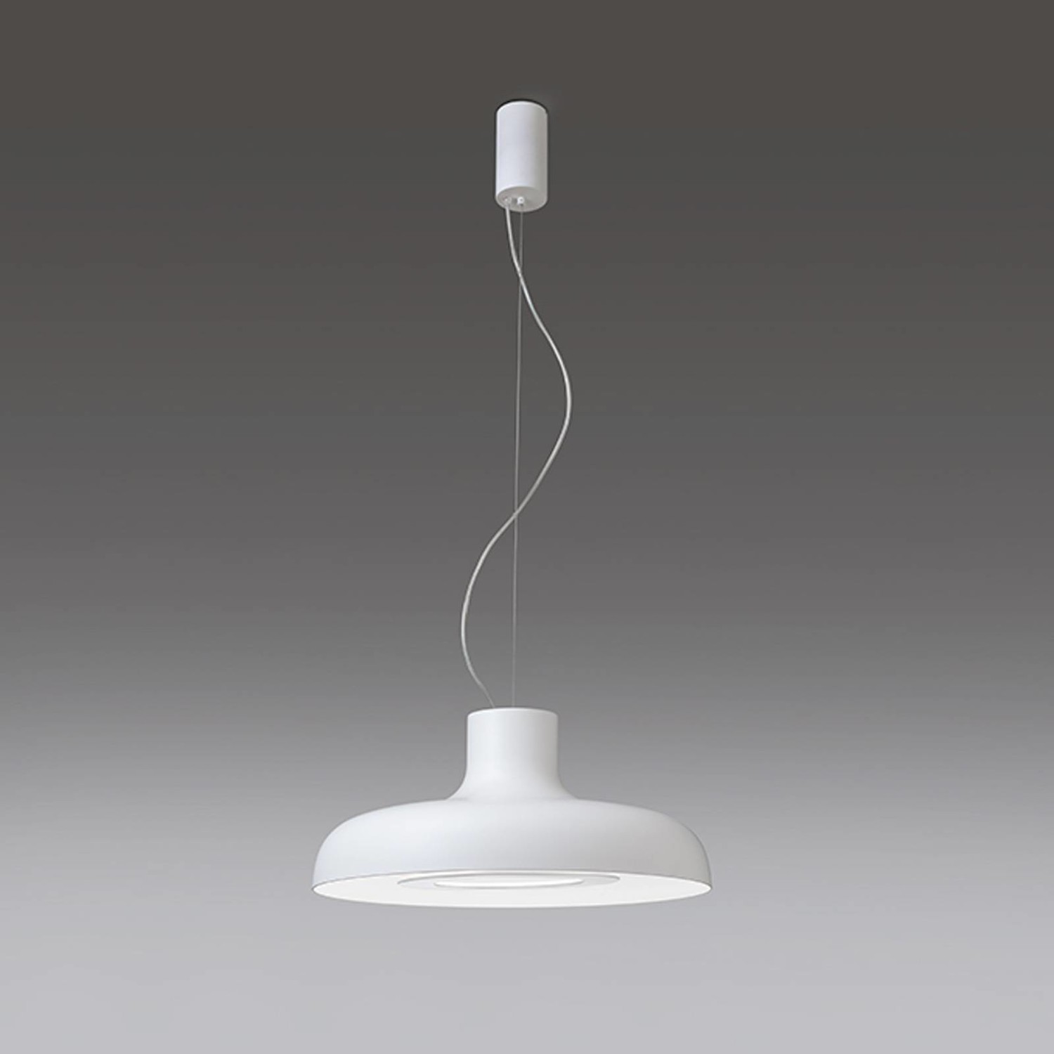 ICONE Duetto LED závesné svietidlo 927 Ø35cm biela