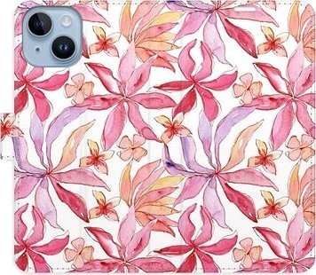 iSaprio flip puzdro Flower Pattern 10 pre iPhone 14