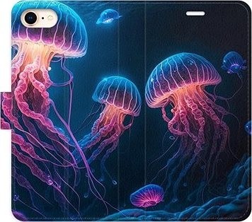 iSaprio flip puzdro Jellyfish pre iPhone 7/8/SE 2020