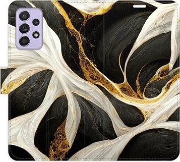 iSaprio flip puzdro BlackGold Marble pre Samsung Galaxy A52/A52 5G/A52s