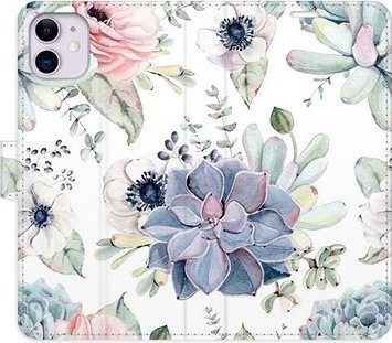 iSaprio flip puzdro Succulents na iPhone 11