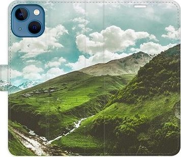 iSaprio flip puzdro Mountain Valley pre iPhone 13