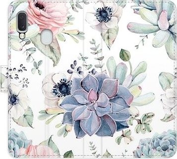 iSaprio flip puzdro Succulents pre Samsung Galaxy A20e
