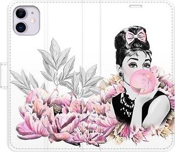 iSaprio flip puzdro Girl with bubble pre iPhone 11