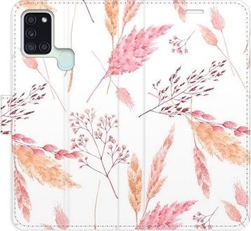 iSaprio flip puzdro Ornamental Flowers na Samsung Galaxy A21s