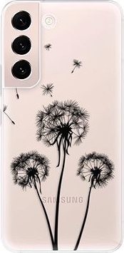 iSaprio Three Dandelions – black na Samsung Galaxy S22 5G