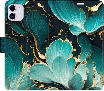 iSaprio flip puzdro Blue Flowers 02 pre iPhone 11