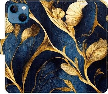 iSaprio flip puzdro GoldBlue na iPhone 13 mini